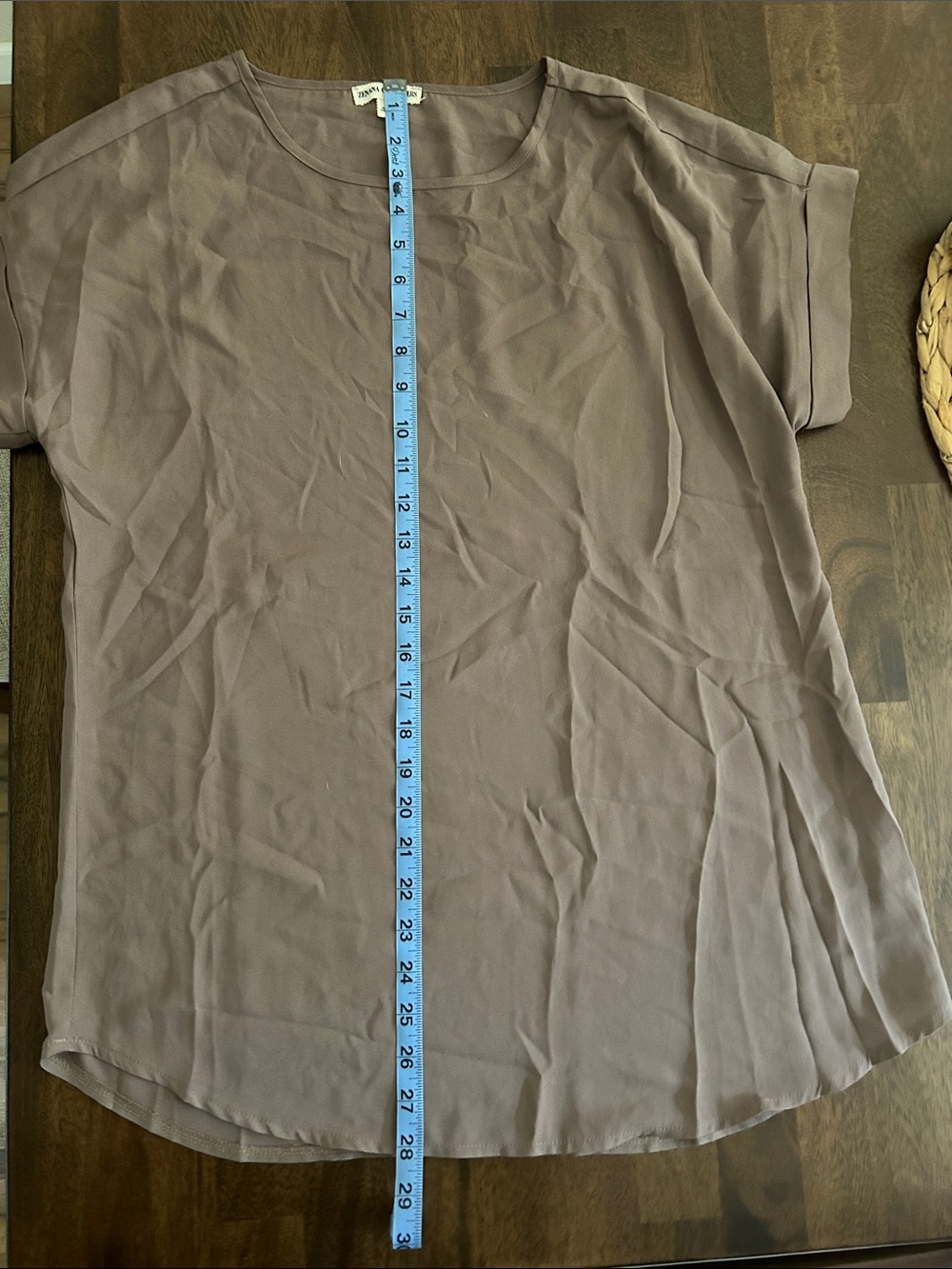 Brown work casual tee shirt - Picture 5 of 5
